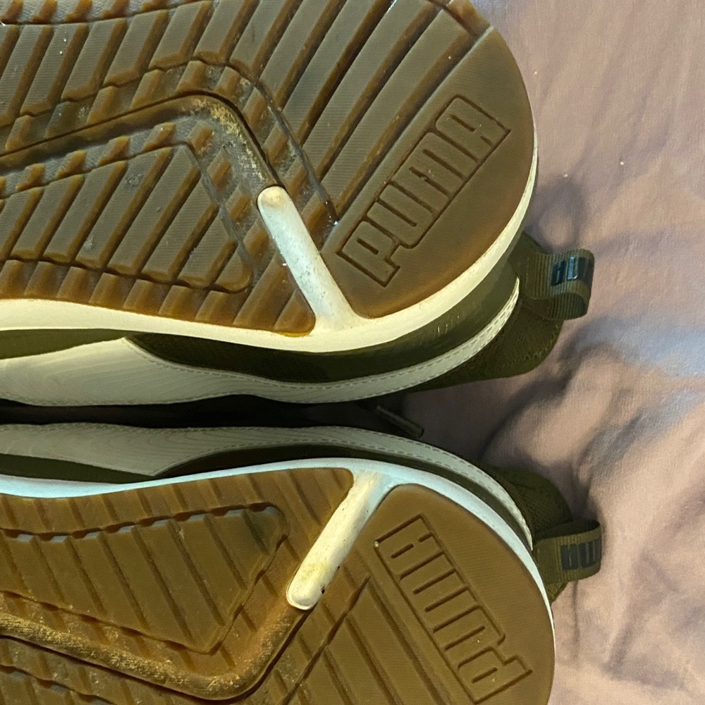 Puma Future Street Plus Green and cream size12 - Picture 7 of 11